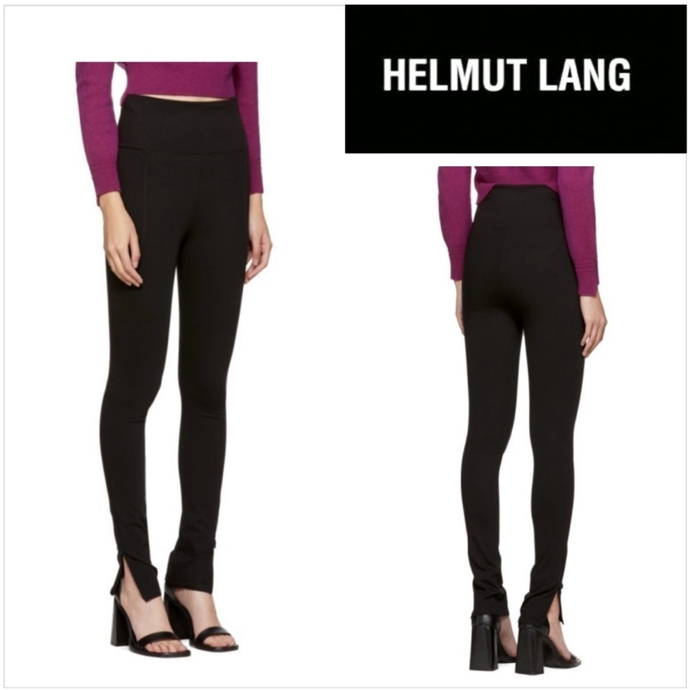 Helmut Lang Technical Zip Leggings. Size XS